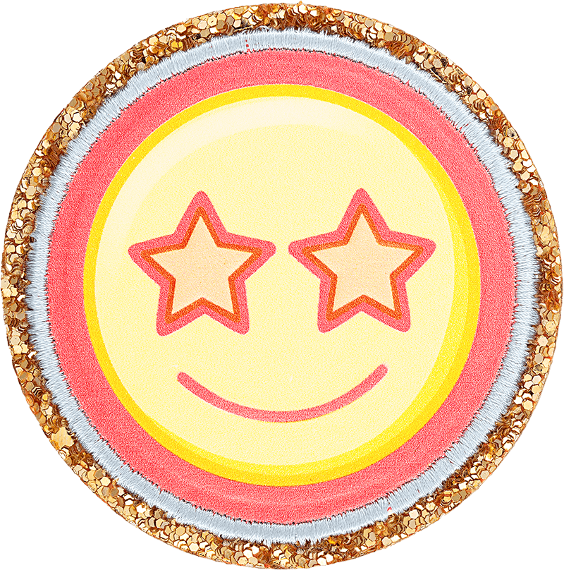 Stoney Clover Retro shops 70s Happy Face Peace sign patch