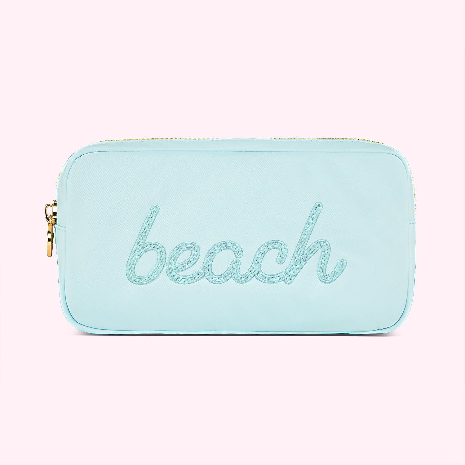 Beach Embroidered Small Pouch Stoney Clover Lane