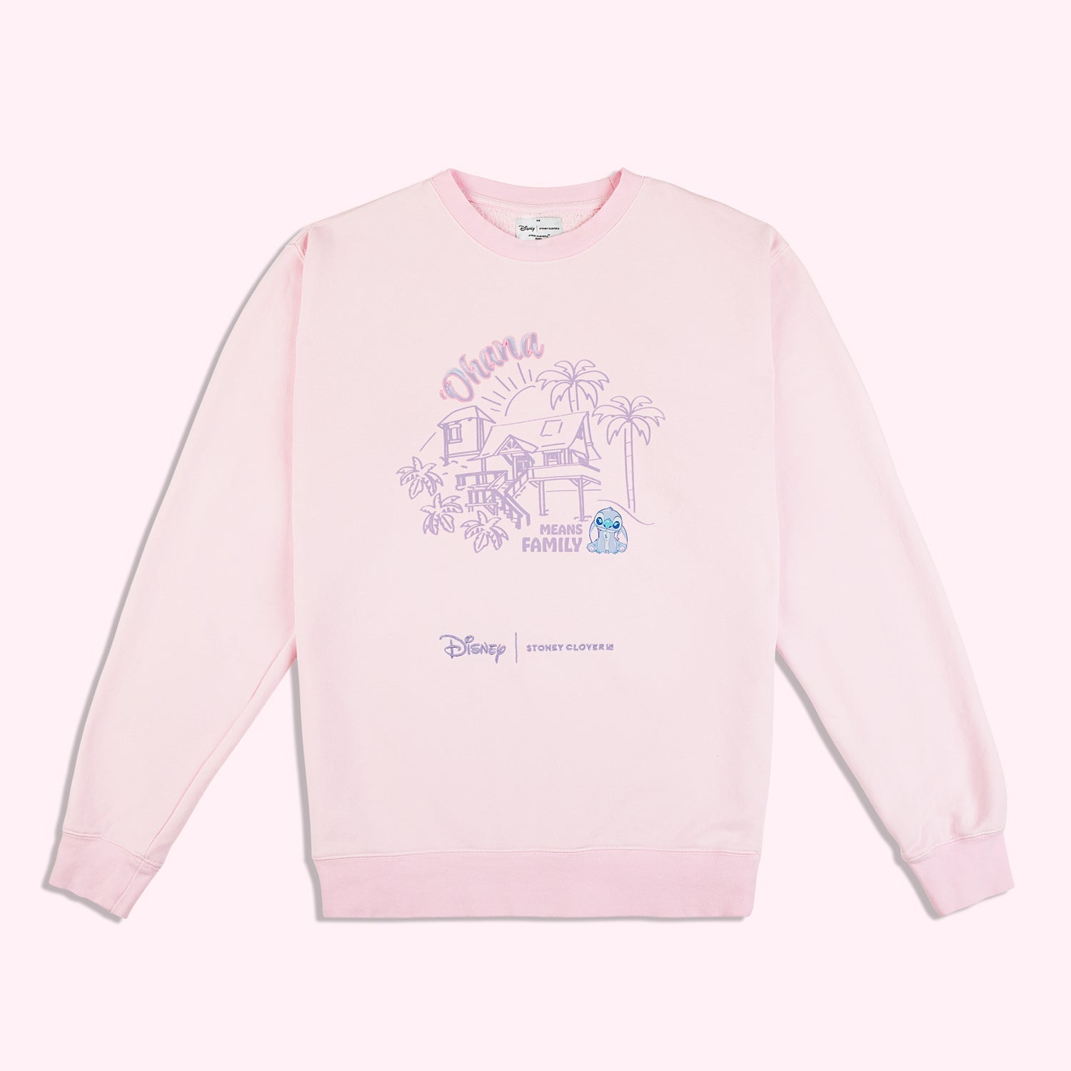 Pink disney sweatshirt hotsell