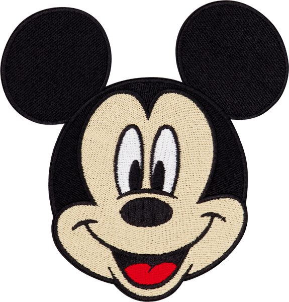 Large Sequin Mickey Mouse Patch Disney Iron on Patch 