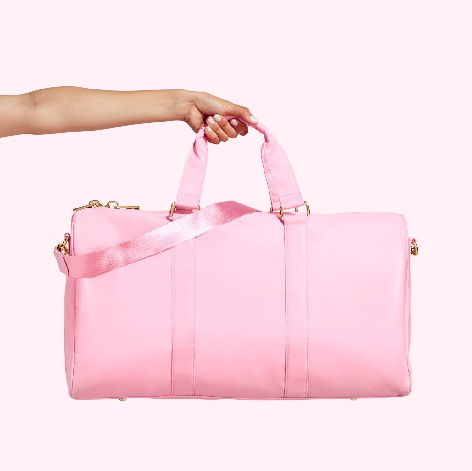 Bagheera - Quilted Duffle Bag - Hot Pink