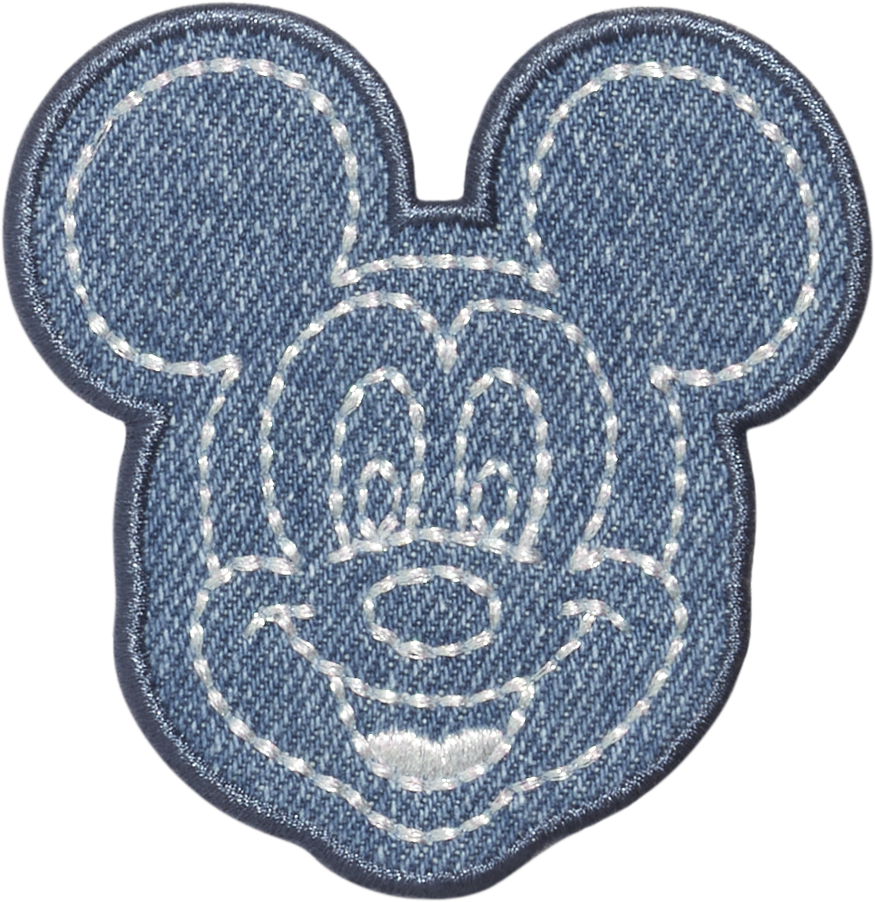Mickey Mouse 'Mickey  Thinking' Embroidered Patch — Little Patch Co
