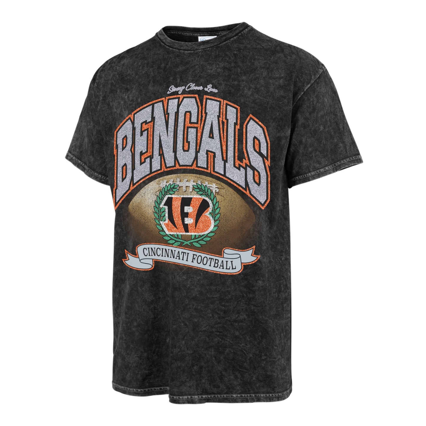 Stoney Clover Lane X '47 Cincinnati Bengals Glitter Rocker Vintage Tee