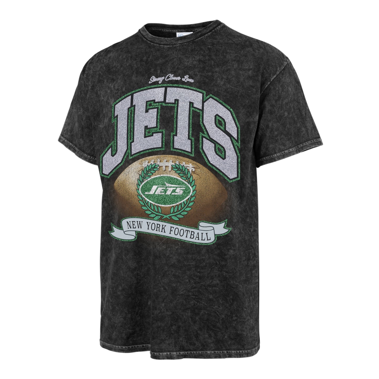 Stoney Clover Lane X '47 New York Jets Glitter Rocker Vintage Tee