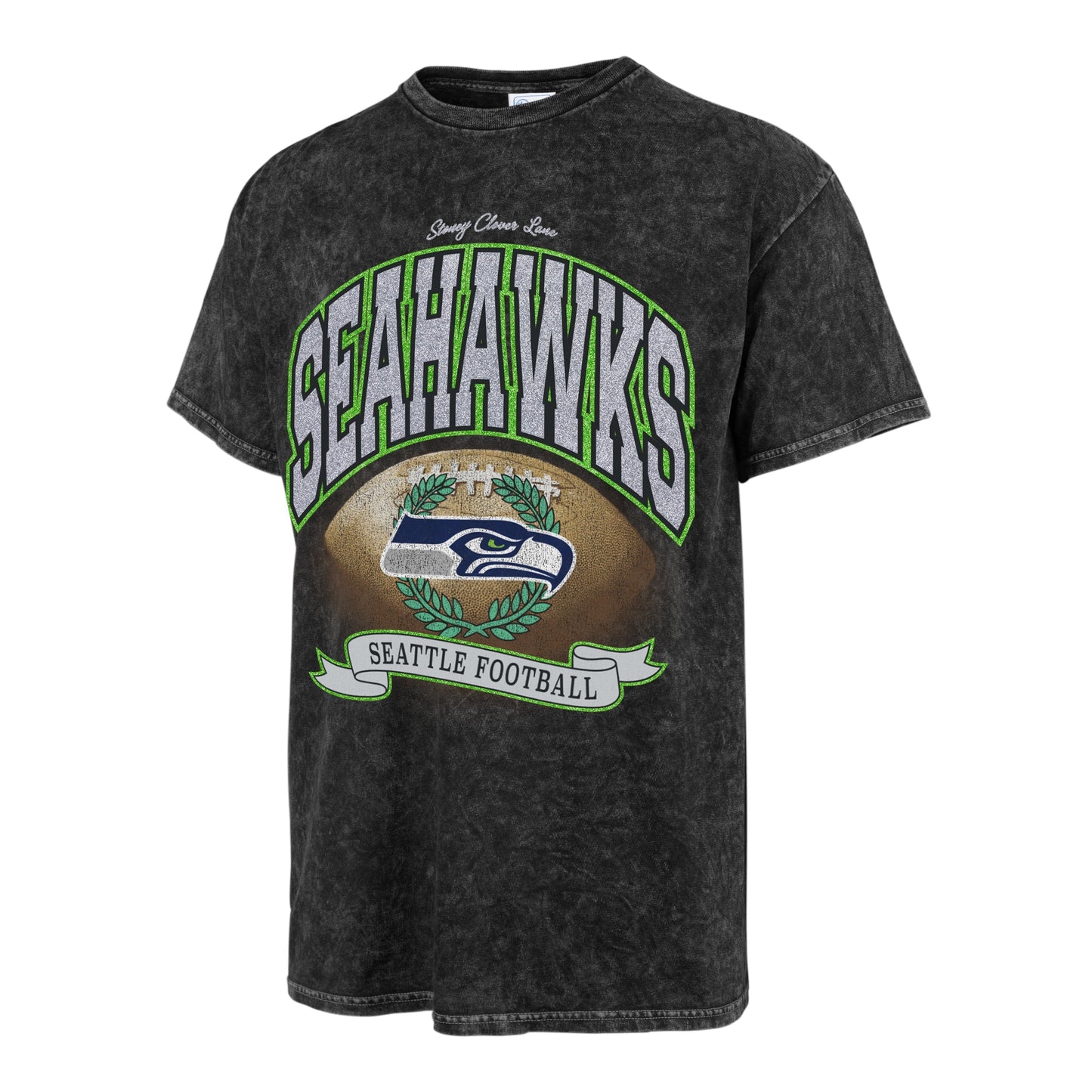 Stoney Clover Lane X '47 Seattle Seahawks Glitter Rocker Vintage Tee