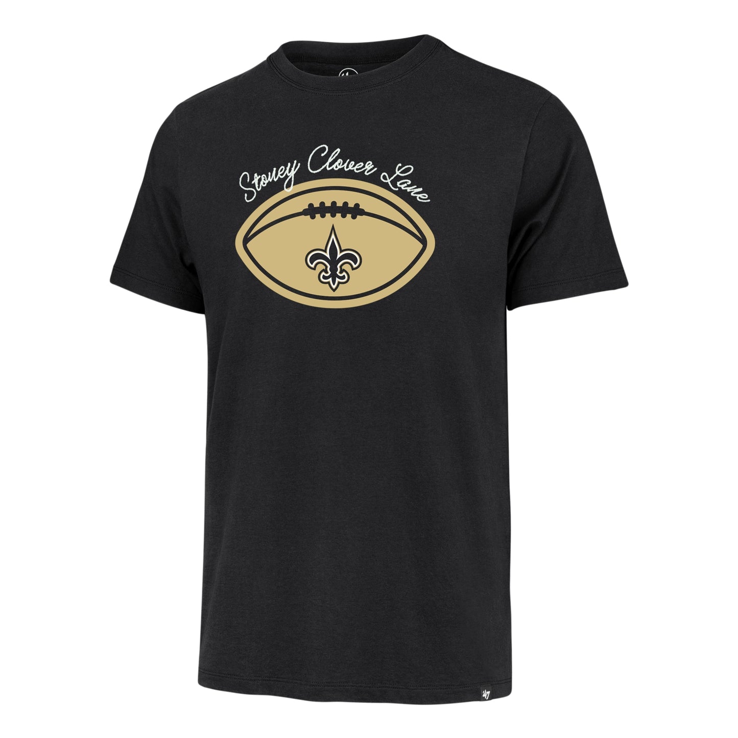 Stoney Clover Lane X '47 New Orleans Saints Chain Set Franklin Tee