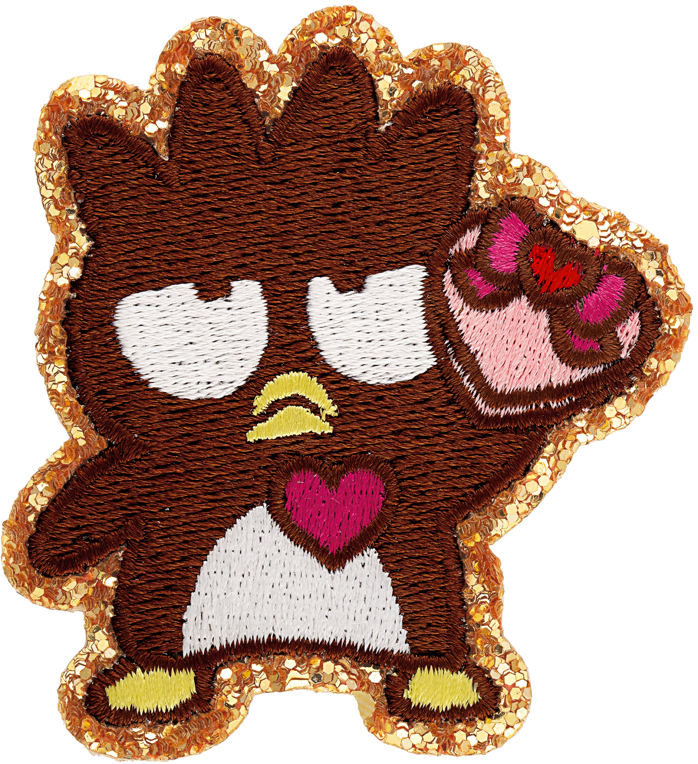 Badtz-Maru Valentine's Day Glitter Varsity Patch