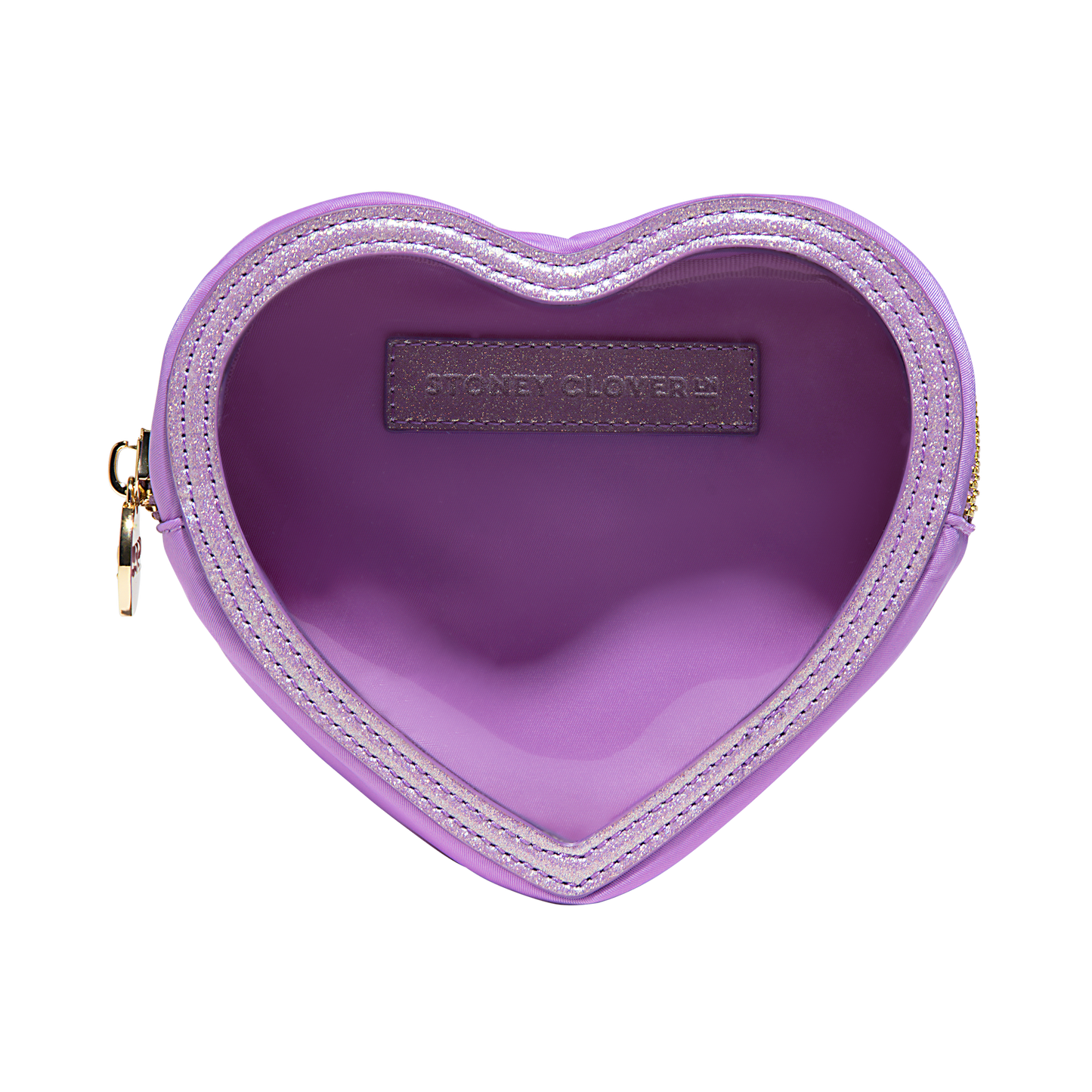 Clear Front Heart Pouch