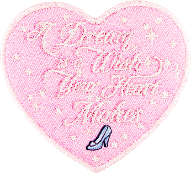 A Dream is a Wish Your Heart Makes Heart Patch