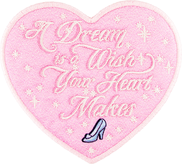 A Dream is a Wish Your Heart Makes Heart Patch