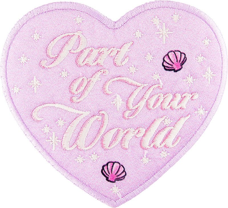 Part of Your World Heart Patch