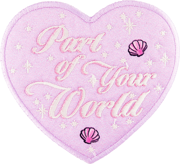 Part of Your World Heart Patch