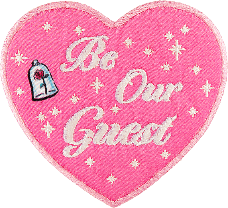 Be Our Guest Heart Patch