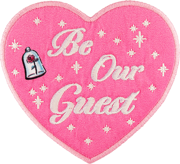 Be Our Guest Heart Patch