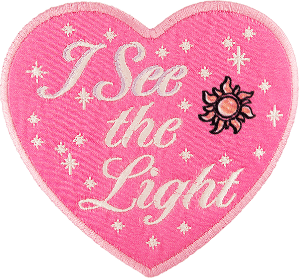 I See the Light Heart Patch