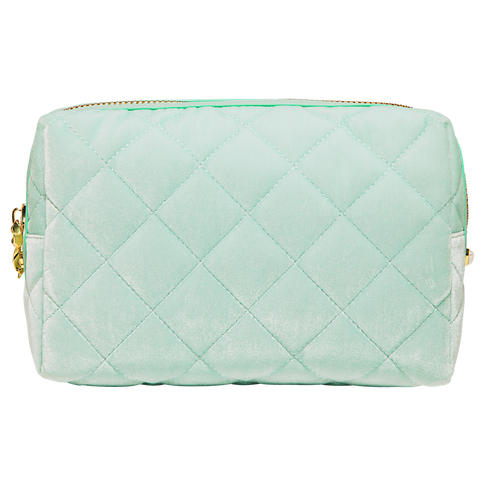 Velvet Quilted Medium Pouch