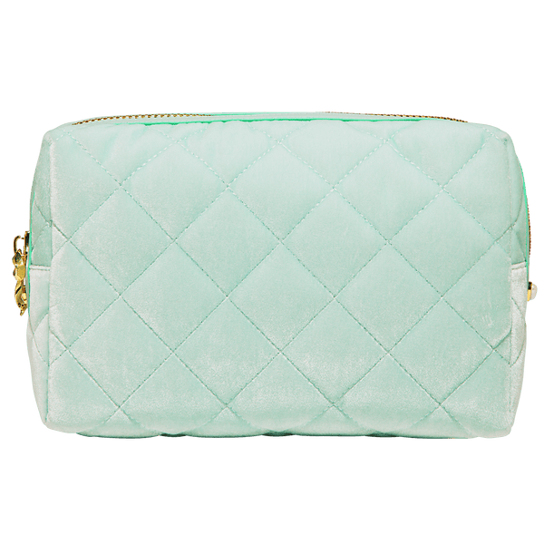 Velvet Quilted Medium Pouch