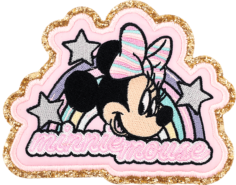 Large Minnie Mouse Rainbow Patch