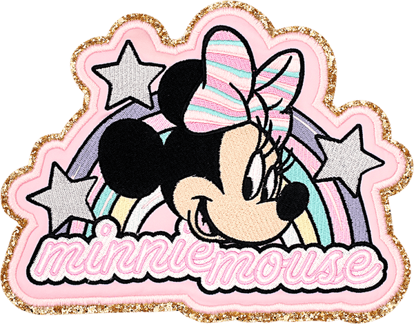 Small Minnie Mouse Rainbow Patch