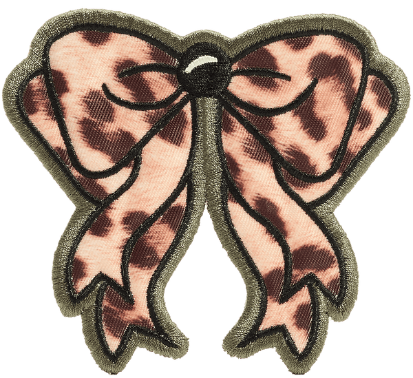 Leopard Bow Patch