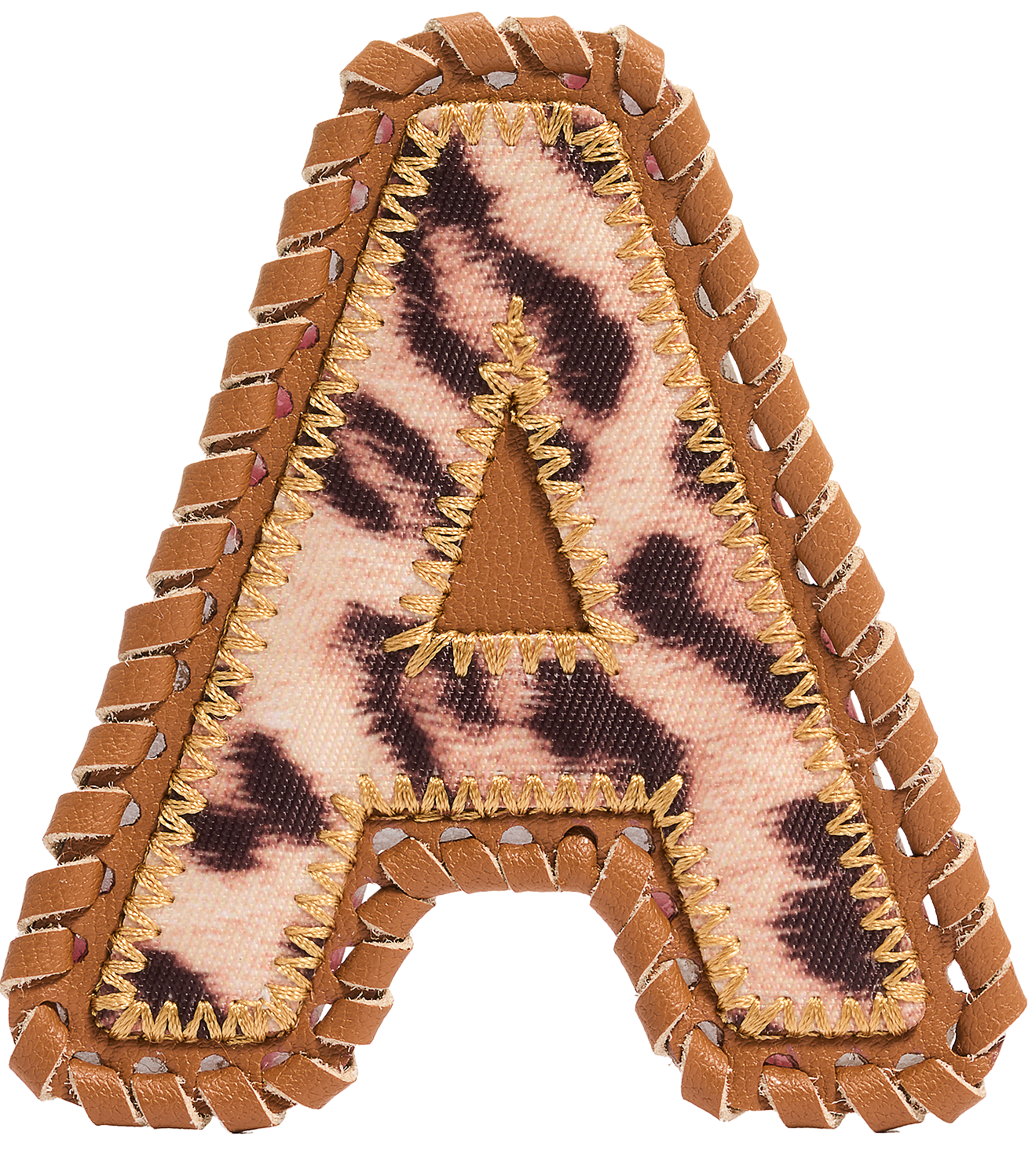 Leopard Letter Patch