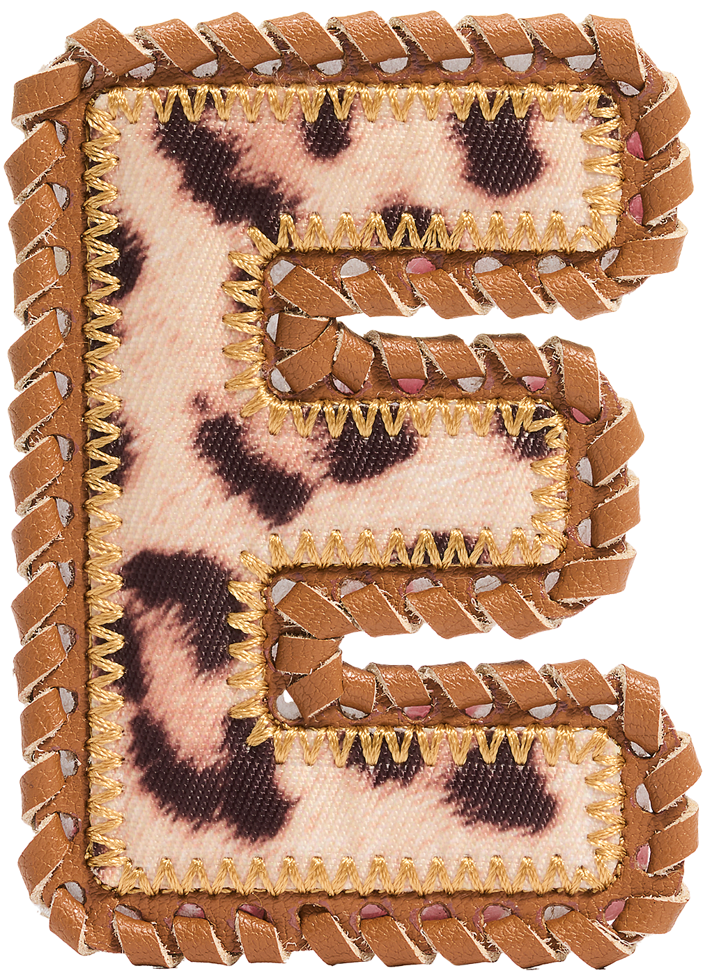 Leopard Letter Patch