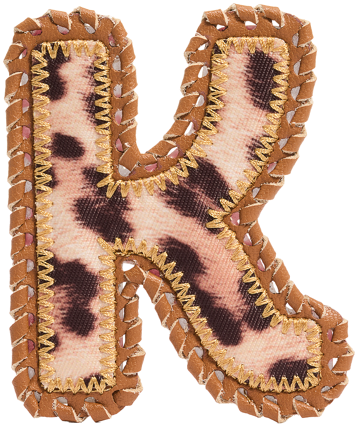 Leopard Letter Patch