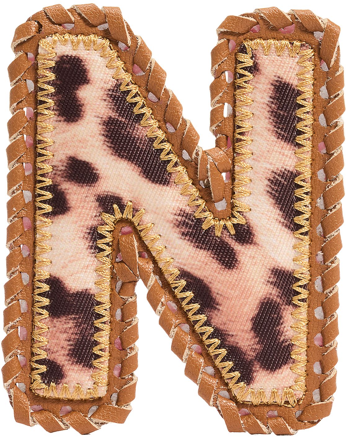 Leopard Letter Patch