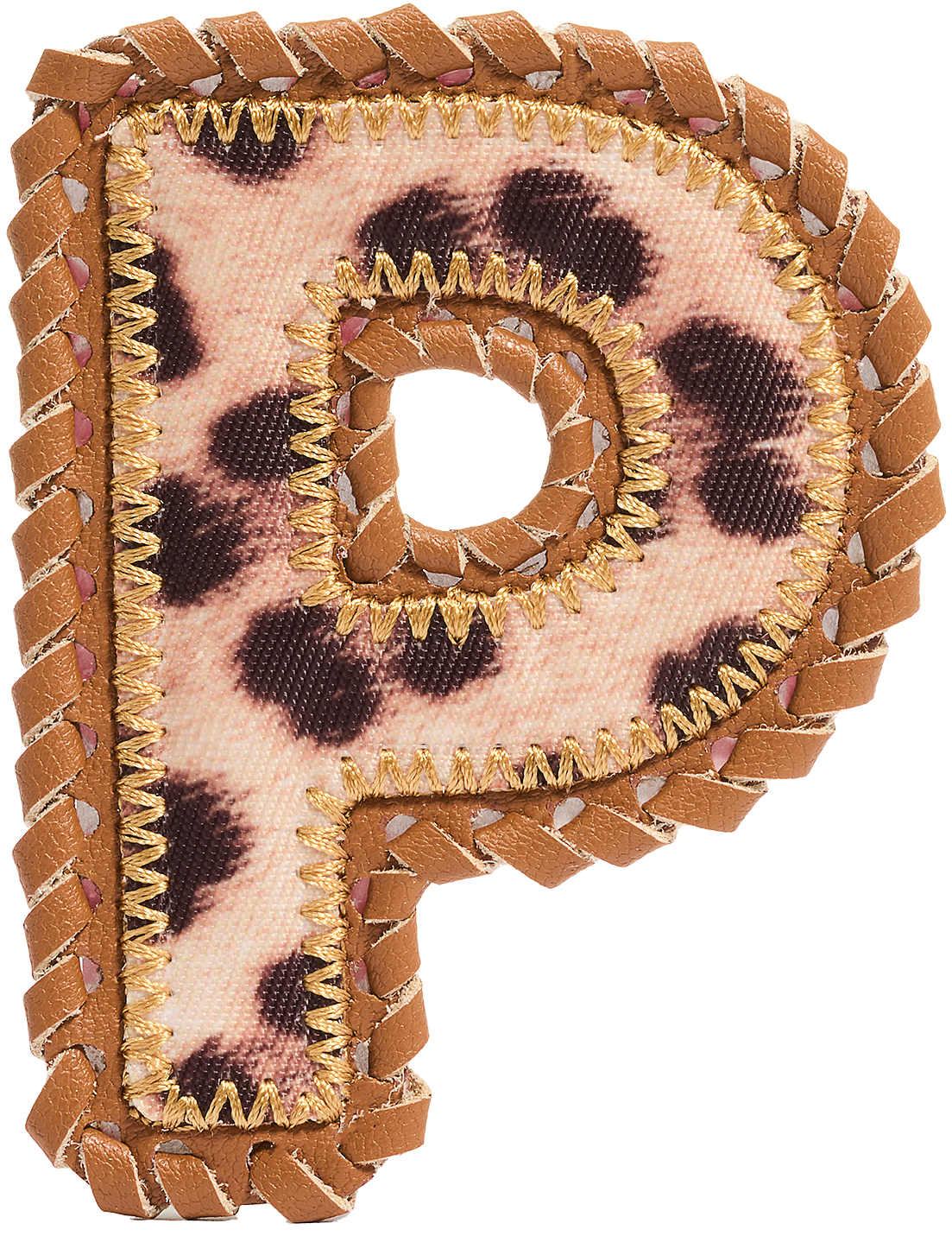 Leopard Letter Patch