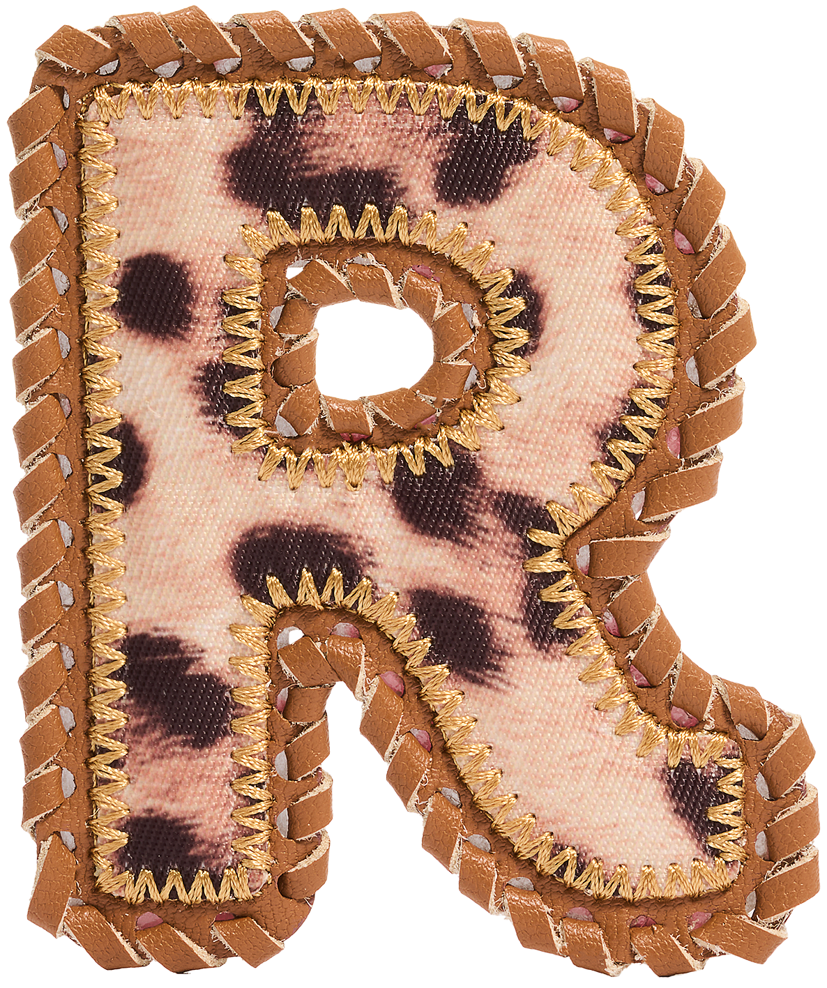 Leopard Letter Patch