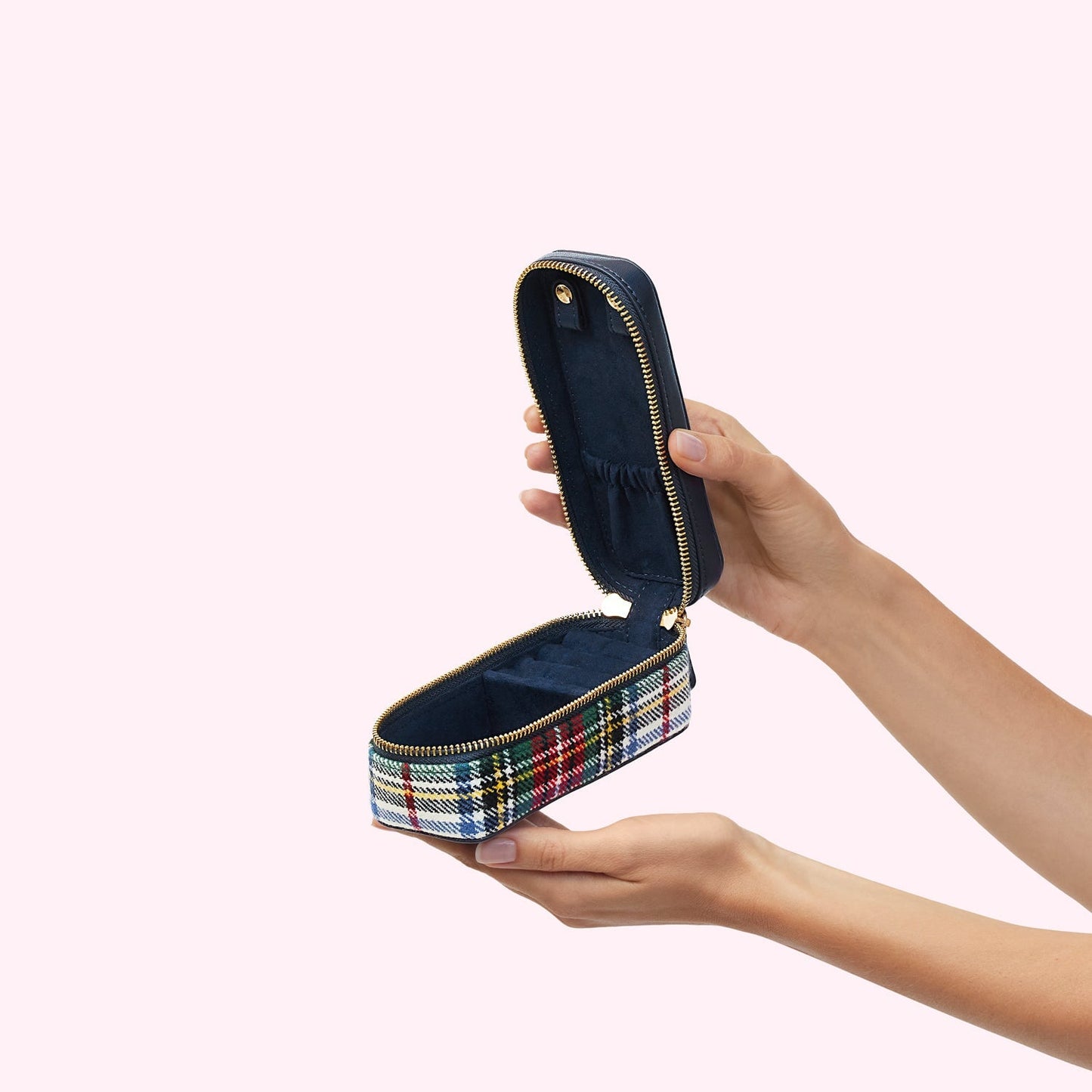 Plaid Mini Jewelry Case