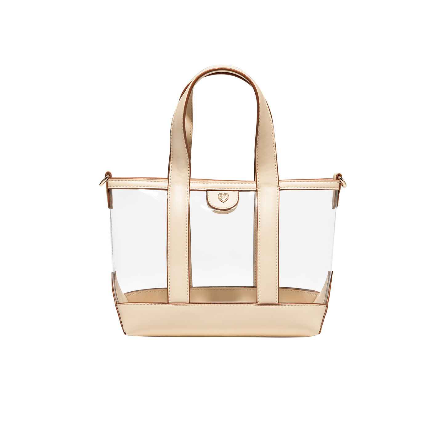 Clear Mini Tote Crossbody Bag