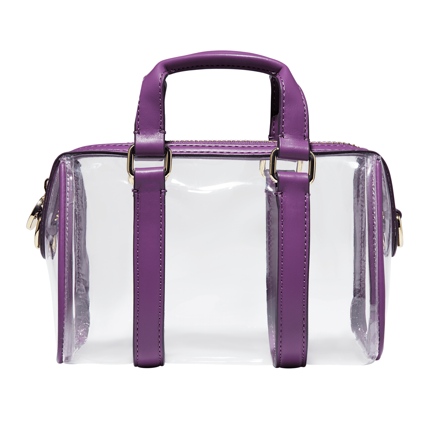 Clear Micro Duffle Crossbody Bag