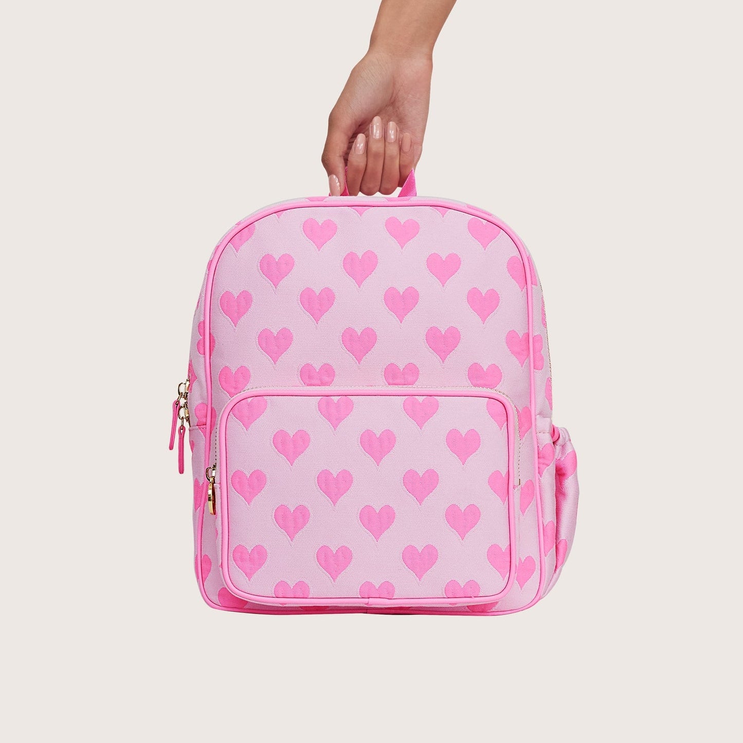 Heart Jacquard Mini Backpack