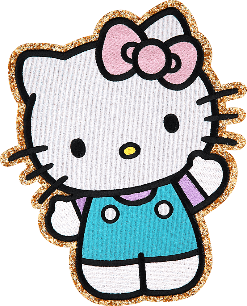 Jumbo Hello Kitty Waving Patch