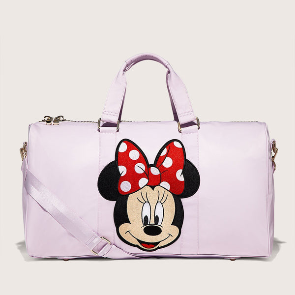 Lilac Duffle with Jumbo Disney Minnie Patch