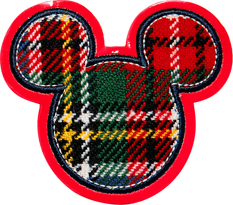 Mickey Plaid Patch