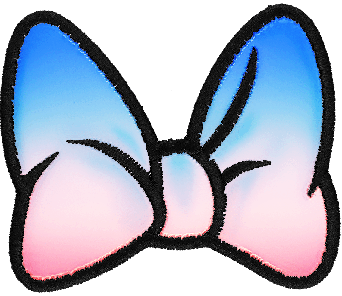 Iridescent Disney Minnie Mouse Bow Patch