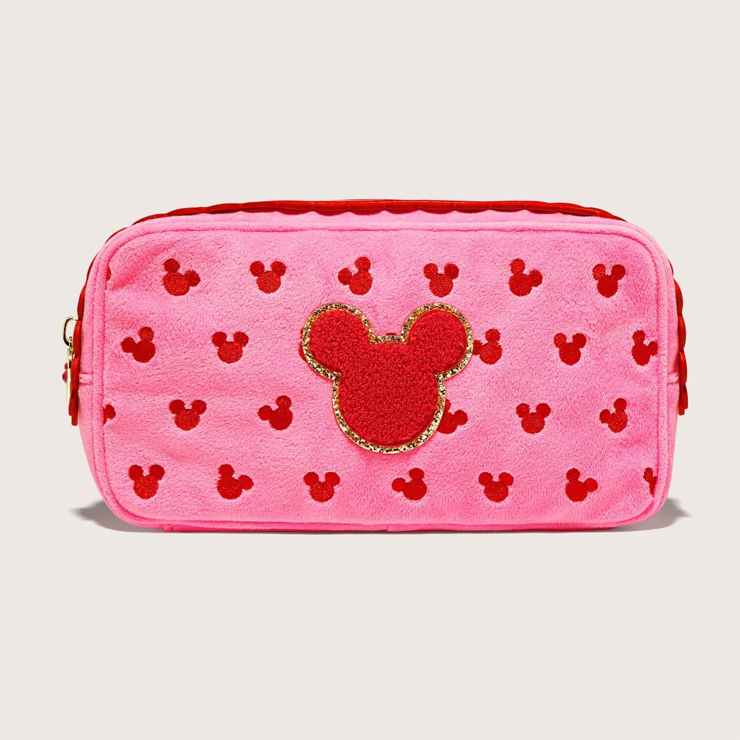 Red Glitter Mickey Small Pouch