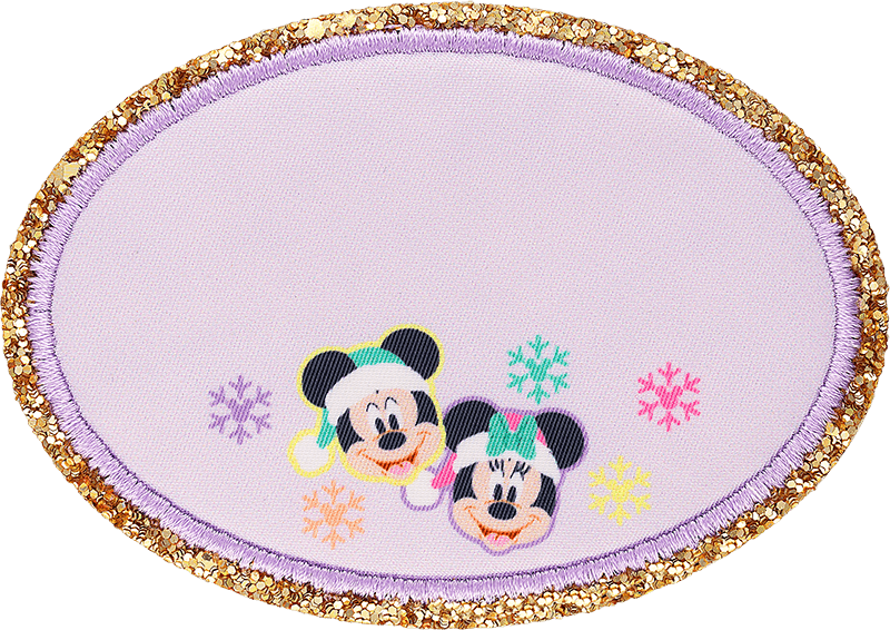 Customizable Mickey Mouse Holiday Patch