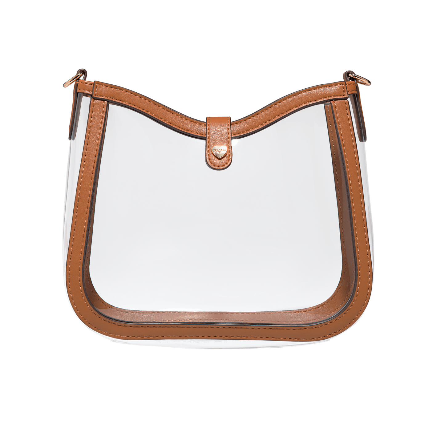 Clear Snap Crossbody Bag