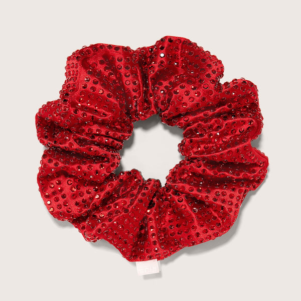 Red Sparkle Scrunchie