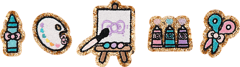 Hello Kitty Art Patch Set