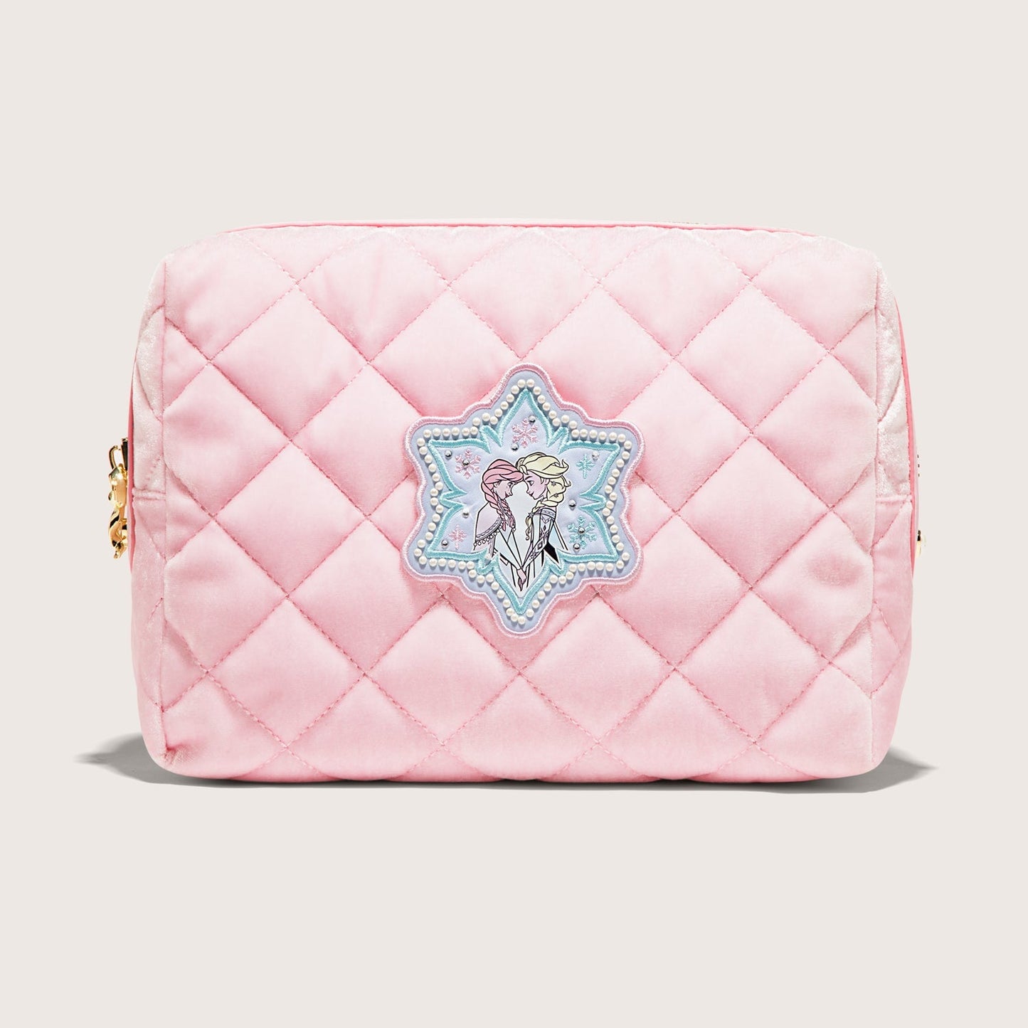 Frozen Quilted Pouch with Anna & Elsa Patch