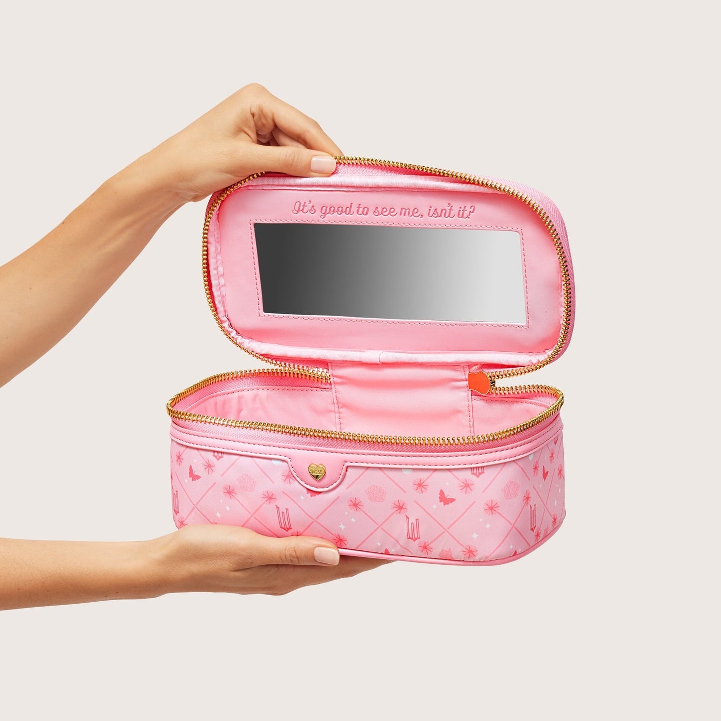 Open Top Mirror Pouch