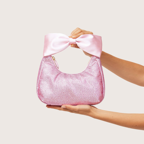 Crystal Bow Handle Bag