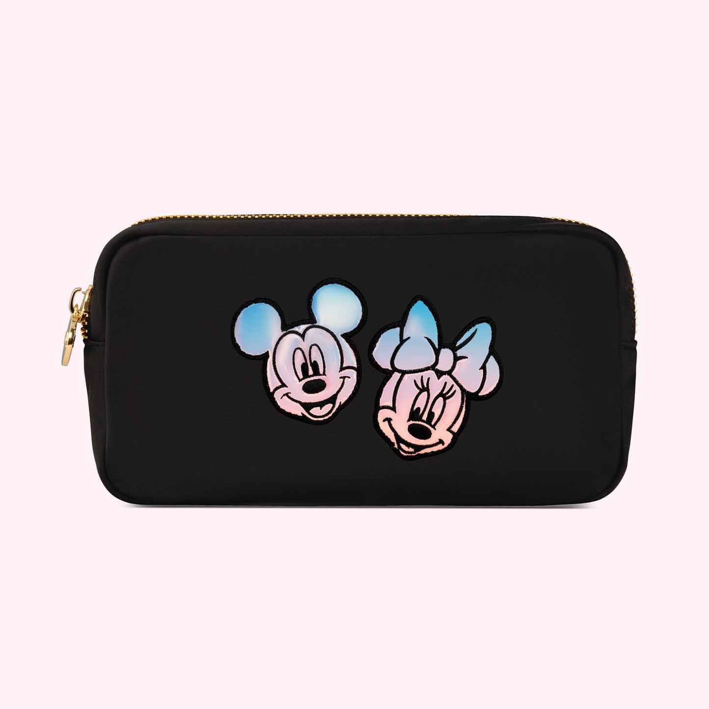 Iridescent Disney Mickey & Minnie Small Pouch