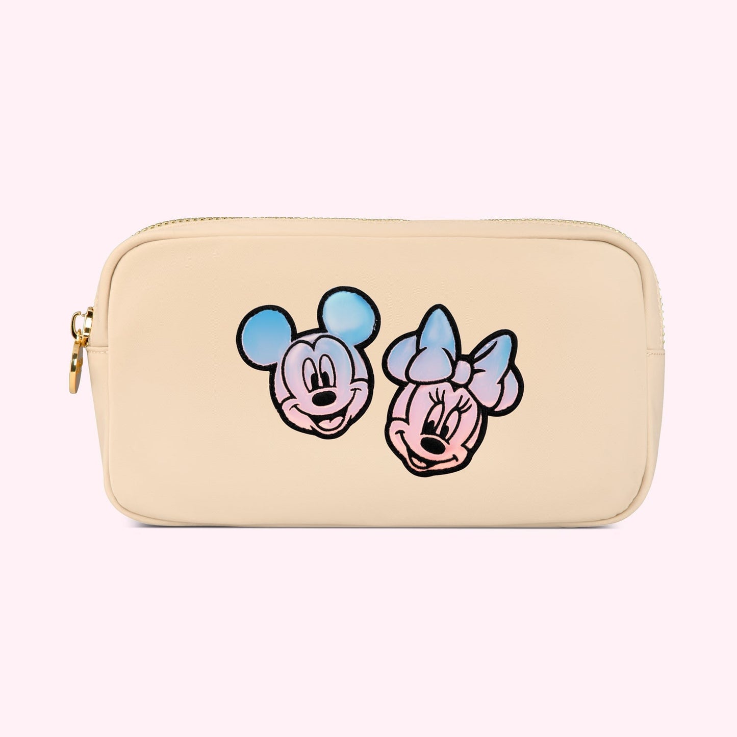 Iridescent Disney Mickey & Minnie Small Pouch