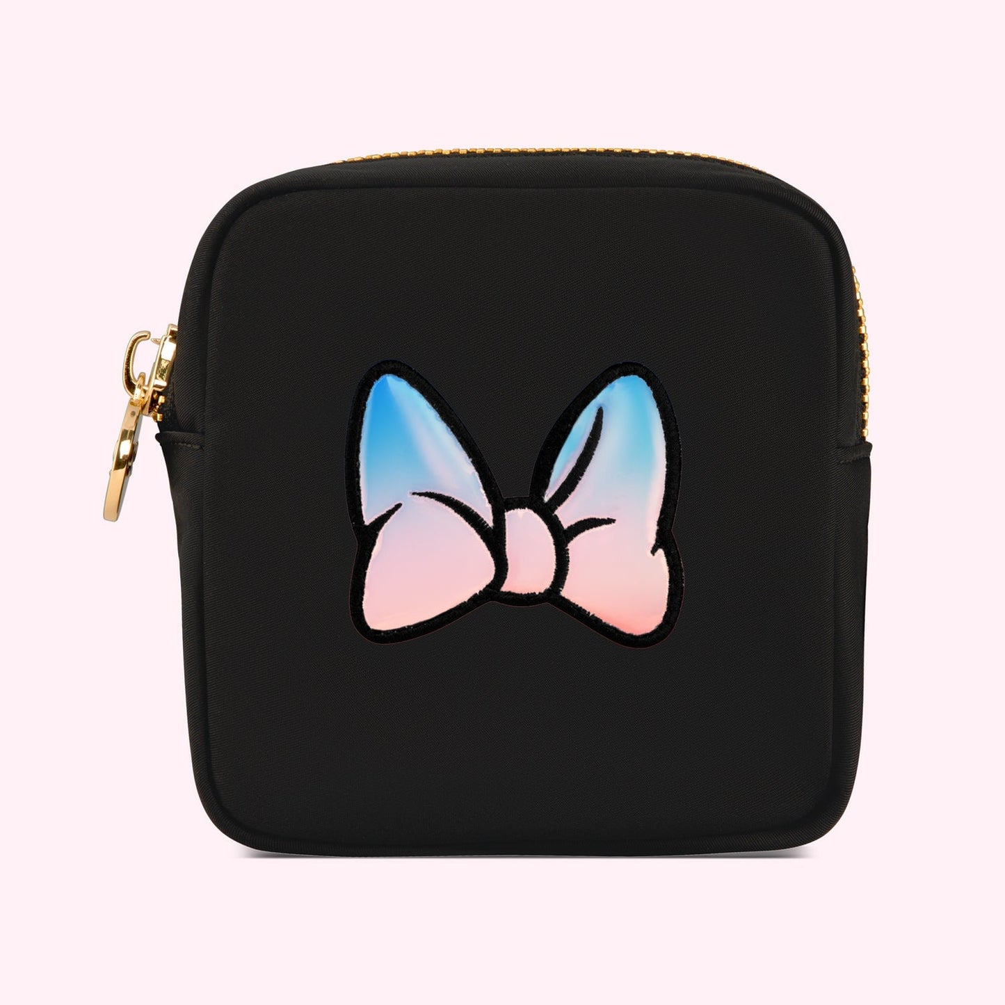 Iridescent Disney Mickey & Minnie Mini Pouch