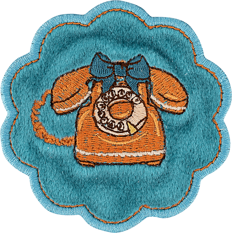 Scalloped Phone Patch